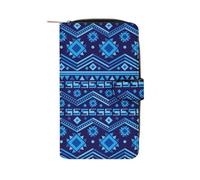FHEDMN Portefeuille fin en cuir synthétique véritable pour homme et femme, blocage fin à deux volets avec 12 emplacements pour cartes, porte-monnaie, porte-cartes de crédit et d'identité, idéal pour