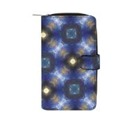 FHEDMN Portefeuille fin en cuir synthétique véritable pour homme et femme - Blocage fin à deux volets avec 12 emplacements pour cartes, porte-monnaie, porte-cartes de crédit et d'identité, idéal pour