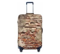 FHEDVBN Ancient Worn Housse de bagage lavable extensible anti-rayures pour bagage de voyage 45,7 à 81,3 cm, noir, L, Noir , L