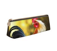 FHEDVBN Belle trousse de maquillage en cuir avec fermeture éclair pour le travail, le bureau, l'esthétique, les crayons, les pièces de monnaie, les voyages