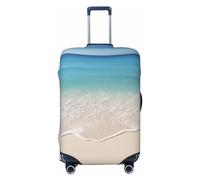 FHEDVBN Housse de bagage élastique lavable et extensible anti-rayures pour bagages de 45,7 à 81,3 cm, Noir , L
