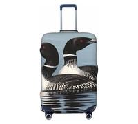 FHEDVBN Housse de bagage lavable et extensible anti-rayures pour bagages de 45,7 à 81,3 cm, Noir , M
