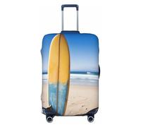 FHEDVBN Housse de protection pour valise de plage et planche de surf lavable et extensible anti-rayures pour bagages de 45,7 à 81,3 cm, Noir , XL