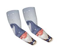 FHEDVBN Manchons de compression de bras de nains d'hiver de Noël pour homme et femme - Manchons de soleil rafraîchissants pour le sport