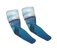 FHEDVBN Manchons de compression d'hiver le dauphin pour homme et femme - Manchons de soleil rafraîchissants pour le sport