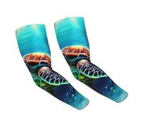 FHEDVBN Manchons de compression pour bras de compression en forme de tortues de mer pour homme et femme