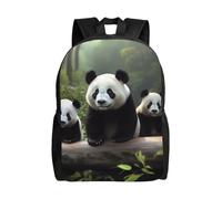 FHEDVBN Sac à dos de randonnée léger décontracté pour ordinateur portable pour homme et femme - Panda mignon - Sac à dos de voyage