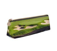 FHEDVBN Trousse de maquillage en cuir pour le travail, le bureau, le bureau, l'esthétique, le parcours de golf, la plage, le maquillage, la monnaie, le voyage