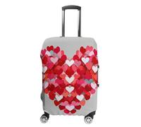 FHESDCW A Big Heart - Housse de bagage pour valise, accessoires de voyage lavables, anti-rayures et anti-poussière - Convient aux bagages de 48,3 à 81,3 cm, Style :, S, Classique.