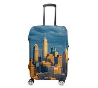 FHESDCW A Busy Town in The City Housse de bagage pour valises, accessoires de voyage lavables, anti-rayures et anti-poussière pour bagages de 48,3 à 81,3 cm, Style :, L, Classique