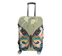 FHESDCW Ancient Butterfly - Housses de bagage pour valises, accessoires de voyage lavables, anti-rayures et anti-poussière pour bagages de 48,3 à 81,3 cm, Style :, M, Classique.
