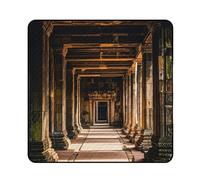 FHESDCW Angkor Thom Couverture de pique-nique avec sac fourre-tout à fermeture éclair, imperméable, portable, tapis d'extérieur léger et pliable pour la plage, le camping, le parc, 200 x 200 cm