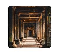 FHESDCW Angkor Thom Couverture de pique-nique avec sac fourre-tout à fermeture éclair, imperméable, portable, tapis d'extérieur léger et pliable pour la plage, le camping, le parc, 150 x 150 cm