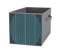 FHESDCW Boîte de rangement pliable avec poignées, motif rétro minimaliste foncé, cubes de rangement Oxford durables, 1 organiseur de placard pliable pour la maison, l'étagère, le bureau, les voyages