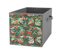 FHESDCW Boîte de rangement pliable en forme de libellule avec poignées, cubes de rangement Oxford durable, 1 organiseur de placard pliable pour la maison, l'étagère, le bureau, les voyages