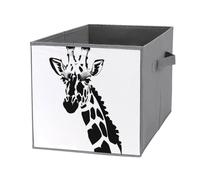 FHESDCW Boîte de rangement pliable noire et blanche avec poignées, cubes de rangement Oxford durables, 1 organiseur de placard pliable pour la maison, l'étagère, le bureau, les voyages