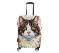 FHESDCW CAT - Housses de bagage pour valises, accessoires de voyage lavables, protection anti-rayures et anti-poussière pour bagages de 48,3 à 81,3 cm, Style :, L, Classique.