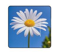 FHESDCW Couverture de pique-nique Spring Daisy avec sac fourre-tout à fermeture éclair, imperméable, portable, légère, pliable, pour la plage, le camping, le parc, 200 x 200 cm