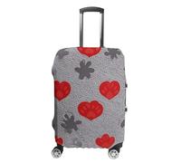 FHESDCW Dog Claw Love Housse de bagage pour valises, accessoires de voyage lavables, anti-rayures et anti-poussière pour bagages de 48,3 à 81,3 cm, Style :, S, Classique