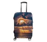 FHESDCW Grande housse de bagage pour valise, accessoires de voyage lavables, anti-rayures et anti-poussière, convient aux bagages de 48,3 à 81,3 cm, Style :, M, Classique.