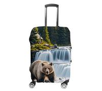 FHESDCW Grizzlies in River Falls - Housses de bagages pour valises, accessoires de voyage lavables, anti-rayures et anti-poussière, pour bagages de 48,3 à 81,3 cm, Style :, L, Classique.