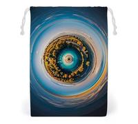 FHESDCW Heavenly Eye Sac en toile avec cordon de serrage réutilisable et lavable pour cadeaux, bonbons, cosmétiques 20 x 25 cm