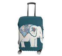 FHESDCW Housse de bagage à motif éléphant pour valises, accessoires de voyage lavables, protection anti-rayures et anti-poussière pour bagages de 48,3 à 81,3 cm, Style :, M, Classique