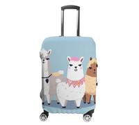 FHESDCW Housse de bagage en alpagas mignonnes pour valises, accessoires de voyage lavables, protection anti-rayures et anti-poussière pour bagages de 48,3 à 81,3 cm, Style :, M, Classique