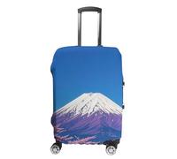 FHESDCW Housse de bagage Fuji pour valises, accessoires de voyage lavables, anti-rayures et anti-poussière pour bagages de 48,3 à 81,3 cm, violet, Style :, M, Classique.