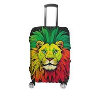 FHESDCW Housse de bagage Majestic tête de lion pour valises, accessoires de voyage lavables, anti-rayures et protection contre la poussière, convient aux bagages de 48,3 à 81,3 cm, Style :, S