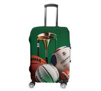 FHESDCW Housse de bagage pour valise, basket-ball, rugby, baseball, golf, lavable, anti-rayures et protection contre la poussière, convient aux bagages de 48,3 à 81,3 cm, Style :, S, Classique.