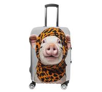 FHESDCW Housse de bagage pour valise, motif léopard, accessoires de voyage lavables, protection anti-rayures et anti-poussière pour bagages de 48,3 à 81,3 cm, Style :, XL, Classique.
