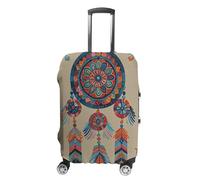 FHESDCW Housses de bagage colorées rétro Tribe Dream Catcher pour valises, accessoires de voyage lavables, anti-rayures et anti-poussière pour bagages de 48,3 à 81,3 cm, Style :, M, Classique