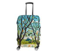 FHESDCW Housses de bagage pour valises, accessoires de voyage lavables, anti-rayures et anti-poussière, convient aux bagages de 48,3 à 81,3 cm, Style :, M, Classique.