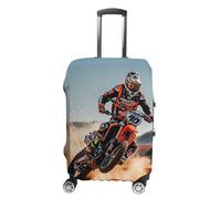 FHESDCW Housses de bagages de moto de sport pour valises, accessoires de voyage lavables, protection anti-rayures et anti-poussière pour valises de 48,3 à 81,3 cm, Style :, L, Classique