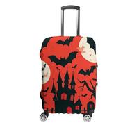 FHESDCW Housses de bagages d'Halloween pour valises, accessoires de voyage lavables, anti-rayures et anti-poussière pour bagages de 48,3 à 81,3 cm, Style :, L, Classique
