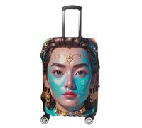 FHESDCW Libra's - Housses de bagage pour valises, accessoires de voyage lavables, anti-rayures et anti-poussière - Convient aux bagages de 48,3 à 81,3 cm, Style :, M, Classique.