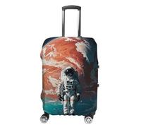FHESDCW Lonely - Housses de bagage astronaute lavables, anti-rayures et anti-poussière, convient aux bagages de 48,3 à 81,3 cm, Style :, XL, Classique