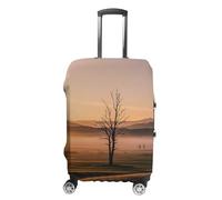 FHESDCW Misty Sunrise Housse de bagage pour valises, accessoires de voyage lavables, anti-rayures et anti-poussière pour bagages de 48,3 à 81,3 cm, Style :, S, Classique