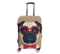 FHESDCW Old Fashion Khabby Housse de bagage pour valise, accessoires de voyage lavables, anti-rayures et anti-poussière pour bagages de 48,3 à 81,3 cm, Style :, M, Classique