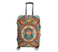 FHESDCW Patterns of Ancient Civilization Figures Housses de bagage pour valises, accessoires de voyage lavables, anti-rayures et anti-poussière pour valises de 48 à 81 cm, Style :, S, Classique.