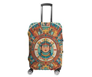 FHESDCW Patterns of Ancient Civilization Figures Housses de bagage pour valises, accessoires de voyage lavables, anti-rayures et anti-poussière pour valises de 48 à 81 cm, Style :, L, Classique.