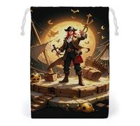 FHESDCW Sac à cordon en toile avec cordon de serrage - Réutilisable - Lavable - Pour cadeaux, bonbons, cosmétiques - 12 x 18 cm