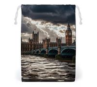 FHESDCW Sac de rangement en toile avec cordon de serrage, réutilisable, lavable, pour cadeaux, bonbons, cosmétiques, Style :, 1 Count (Pack of 1)