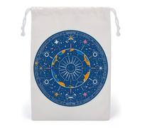 FHESDCW Sac en toile avec cordon de serrage - Réutilisables - Lavables - Pour cadeaux, bonbons, cosmétiques - 20 x 25 cm