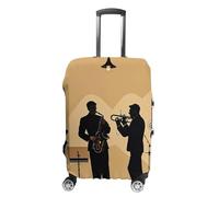FHESDCW Silhouette of A Jazz Quartet - Housses de bagage pour valises, accessoires de voyage lavables, anti-rayures et anti-poussière - Convient aux bagages de 48,3 à 81,3 cm, Style :, XL, Classique