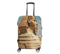 FHESDCW Sphinx Housse de bagage pour valise, accessoires de voyage lavables, protection anti-rayures et anti-poussière pour bagages de 48,3 à 81,3 cm, Style :, S, Classique.