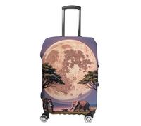 FHESDCW The Elephant Walks - Housses de bagage pour valises, accessoires de voyage lavables, anti-rayures et anti-poussière, convient aux bagages de 48,3 à 81,3 cm, Style :, L, Classique.
