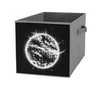 FHESDCW The Mysterious Burning of The Sun Boîte de rangement pliable avec poignées, cubes de rangement Oxford durables, 1 organiseur de placard pliable pour la maison, l'étagère, le bureau, les