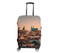 FHESDCW The Old Town at Sunset - Housses de bagage lavables pour valises, accessoires de voyage, anti-rayures et anti-poussière, convient aux bagages de 48,3 à 81,3 cm, Style :, M, Classique.